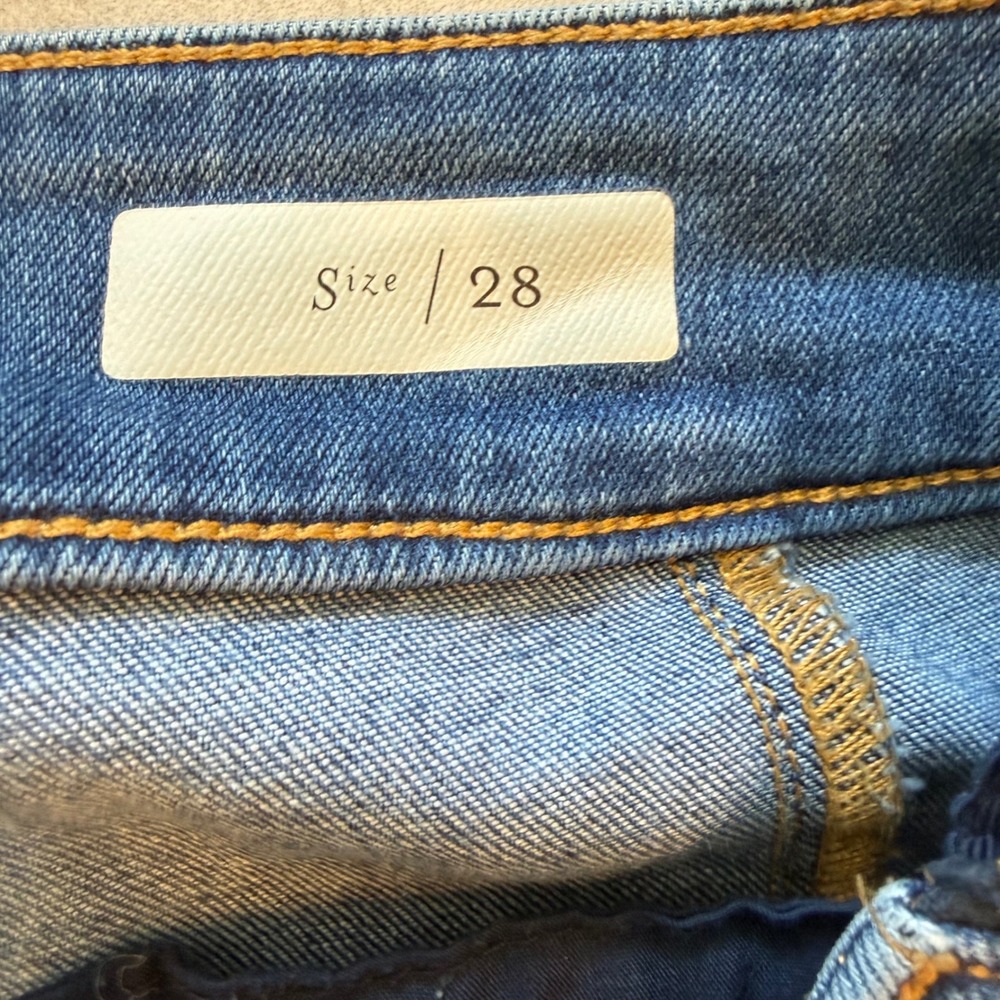Pilcro and the Letterpress High-Waist Wide-Leg Sailor Jeans in Blue - Picture 4 of 10